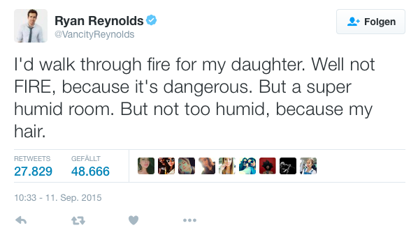 Ryan Reynolds Twitter